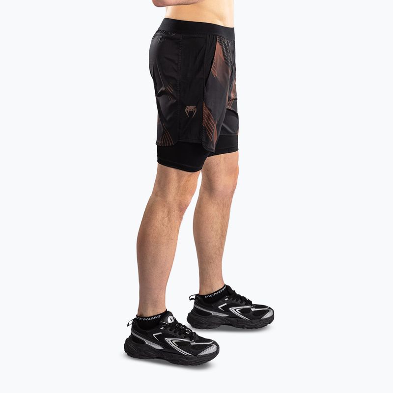 Шорти для тренувань чоловічі Venum No-Gi 6.0 Training black/brown 4
