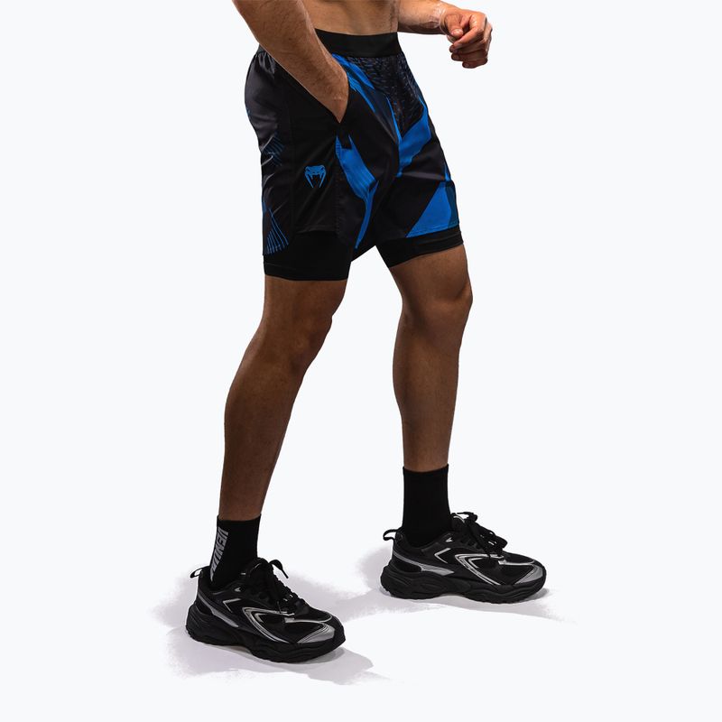 Шорти для тренувань чоловічі Venum No-Gi 6.0 Training black/blue 5