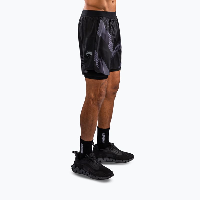 Шорти для тренувань чоловічі Venum No-Gi 6.0 Training black/grey 5