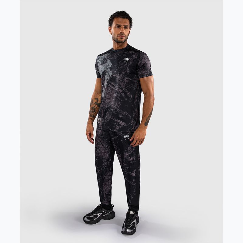 Футболка чоловіча Venum Rage & Workout Dry Tech black/grey 2