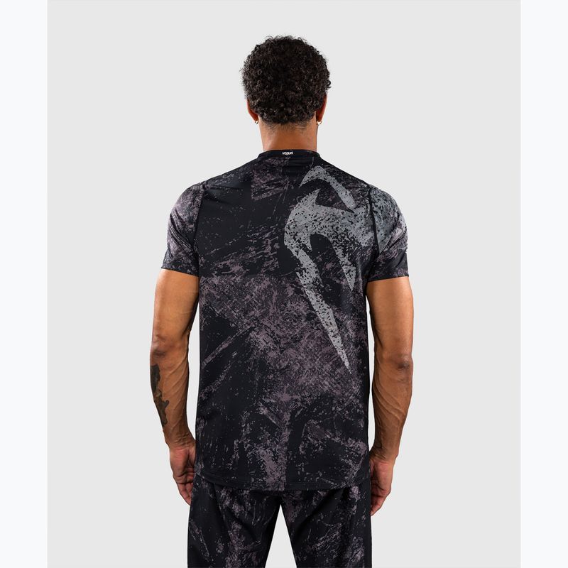Футболка чоловіча Venum Rage & Workout Dry Tech black/grey 3