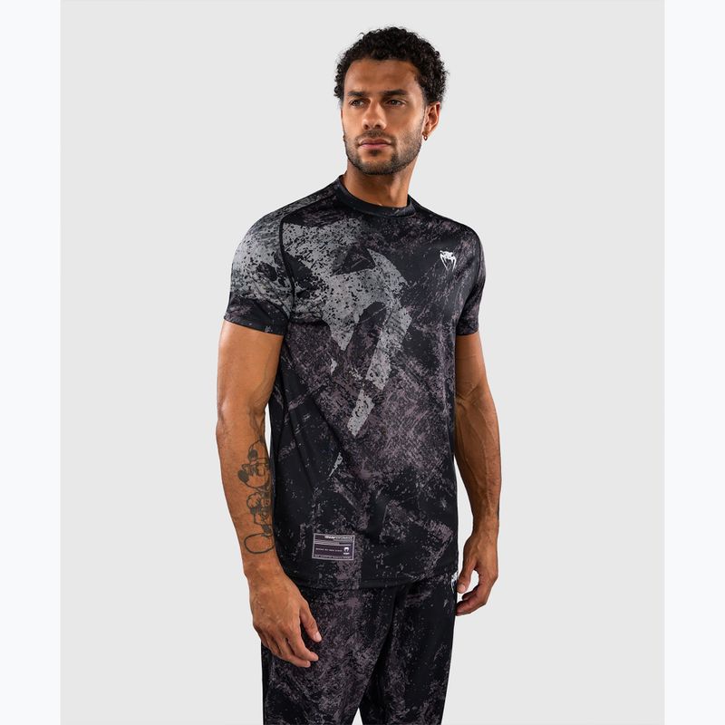 Футболка чоловіча Venum Rage & Workout Dry Tech black/grey 5