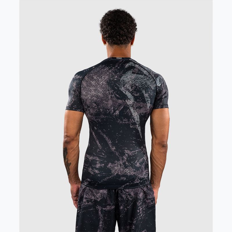 Рашгард чоловічий Venum Rage & Workout Rashguard SS black/grey 2