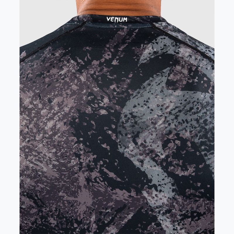 Рашгард чоловічий Venum Rage & Workout Rashguard SS black/grey 6