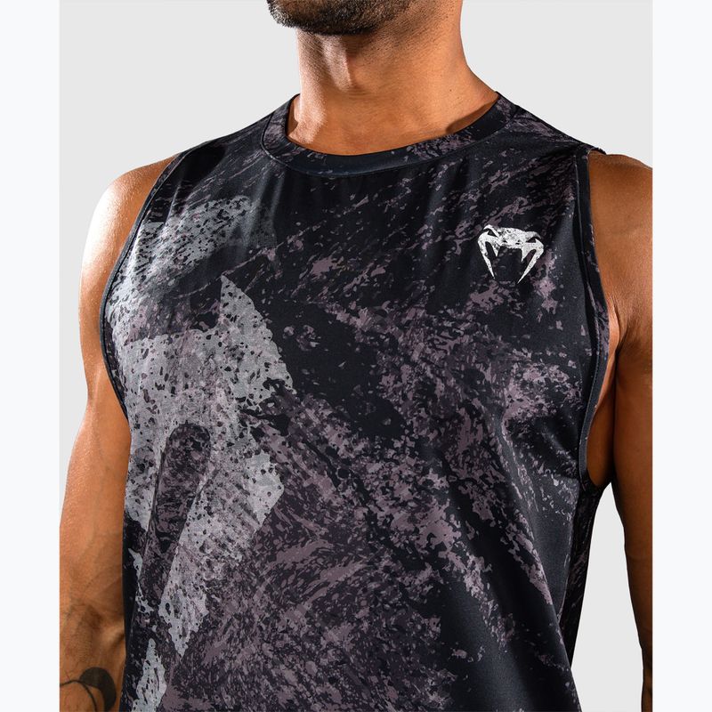 Футболка чоловіча Venum Rage & Workout Dry Tech Tank Top black/grey 5