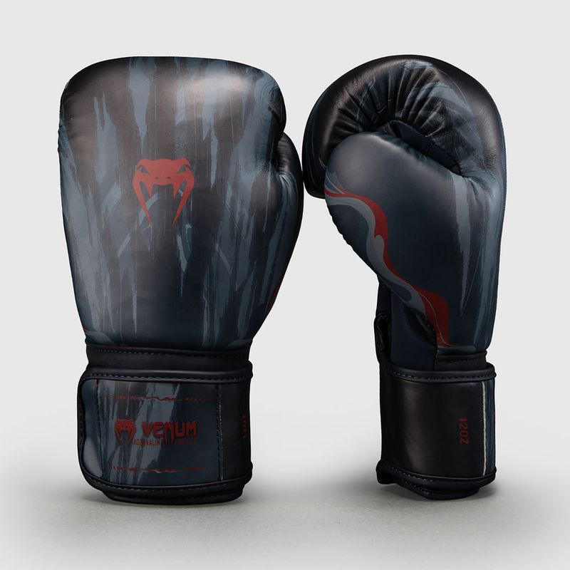 Рукавиці боксерські Venum Demon Boxing black/grey 2
