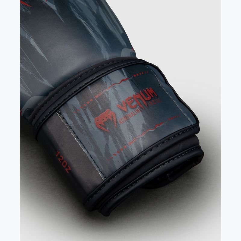 Рукавиці боксерські Venum Demon Boxing black/grey 4