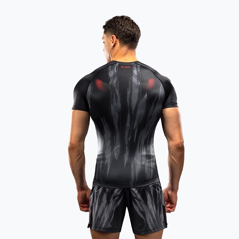 Рашгард чоловічий Venum Demon Rashguard SS black/grey 2