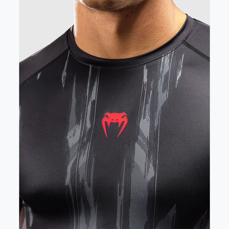 Рашгард чоловічий Venum Demon Rashguard SS black/grey 5