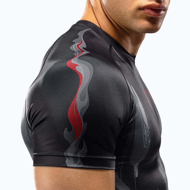 Рашгард чоловічий Venum Demon Rashguard SS black/grey 7