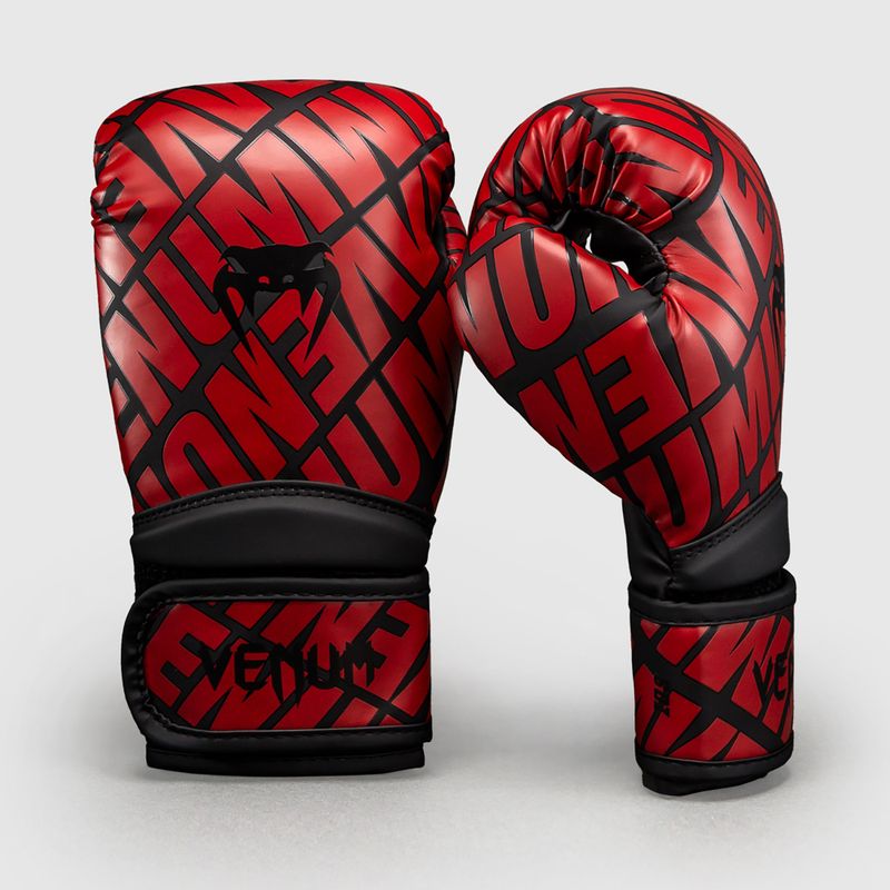 Рукавиці боксерські дитячі Venum Contender 1.5 XT 3D black/red 2
