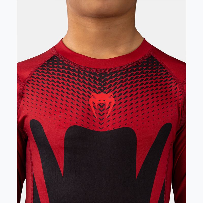 Рашгард дитячий Venum Attack Rashguard SS black/red 5