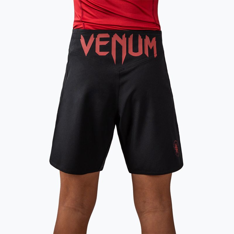 Шорти для тренувань дитячі Venum Attack Fight black/red 4