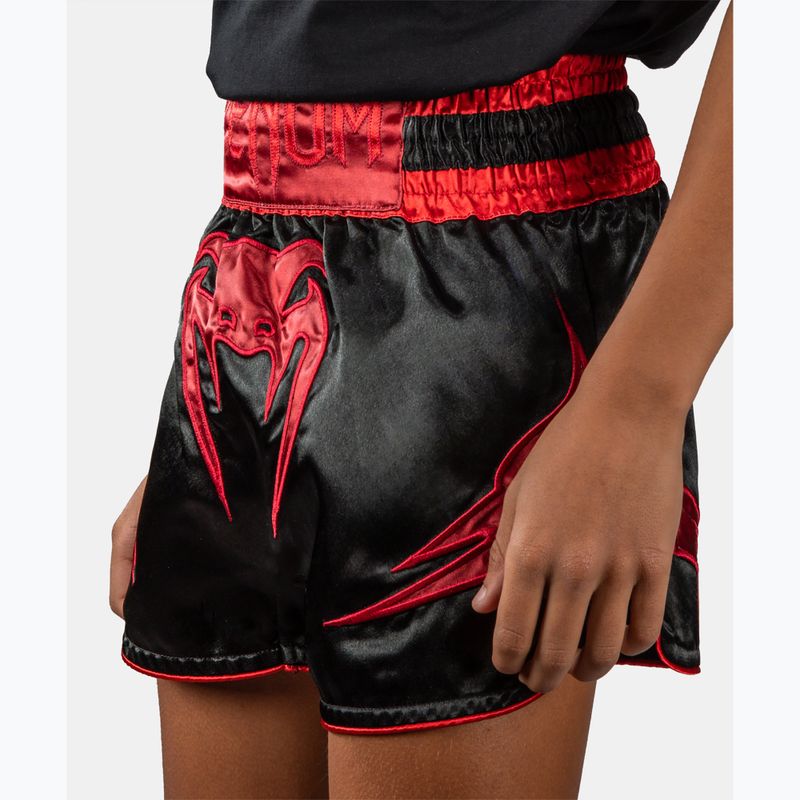 Шорти для тренувань дитячі Venum Attack Muay Thai black/red 4