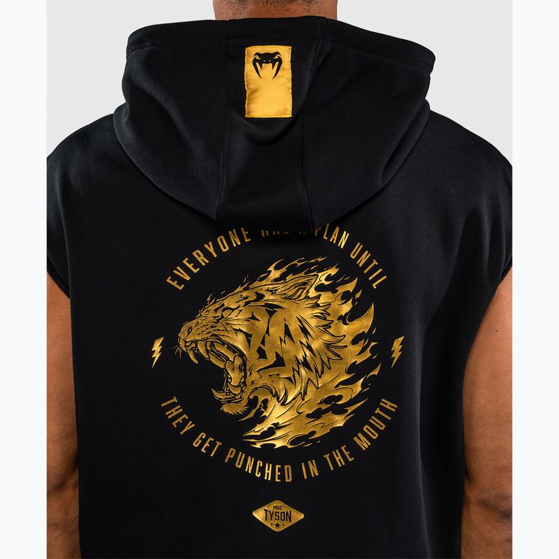Кофта чоловіча Venum x Mike Tyson Tiger Sleeveless Hoodie black/gold 7