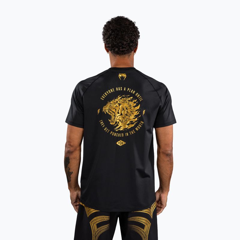 Футболка чоловіча Venum x Mike Tyson Tiger Dry Tech black/gold 3
