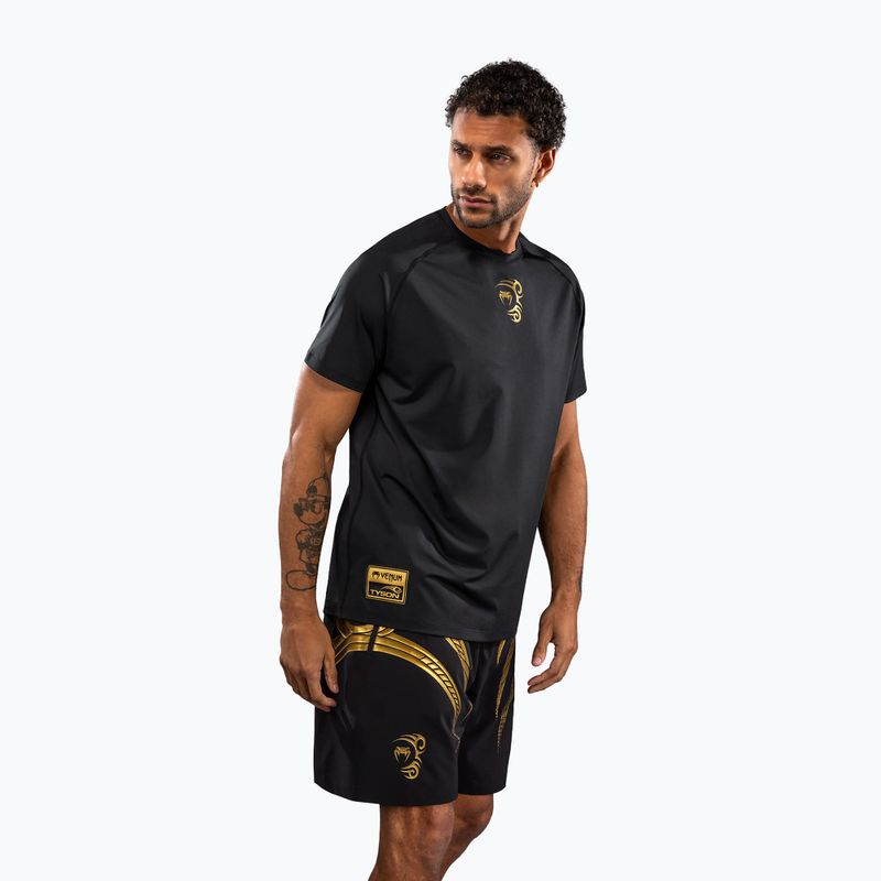 Футболка чоловіча Venum x Mike Tyson Tiger Dry Tech black/gold 4