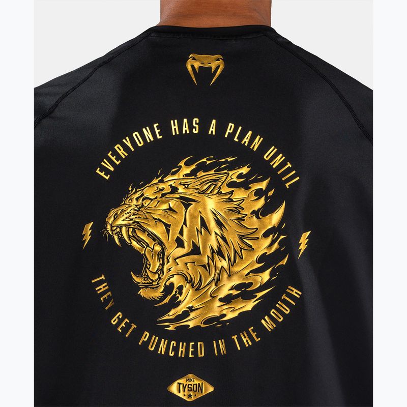 Футболка чоловіча Venum x Mike Tyson Tiger Dry Tech black/gold 6