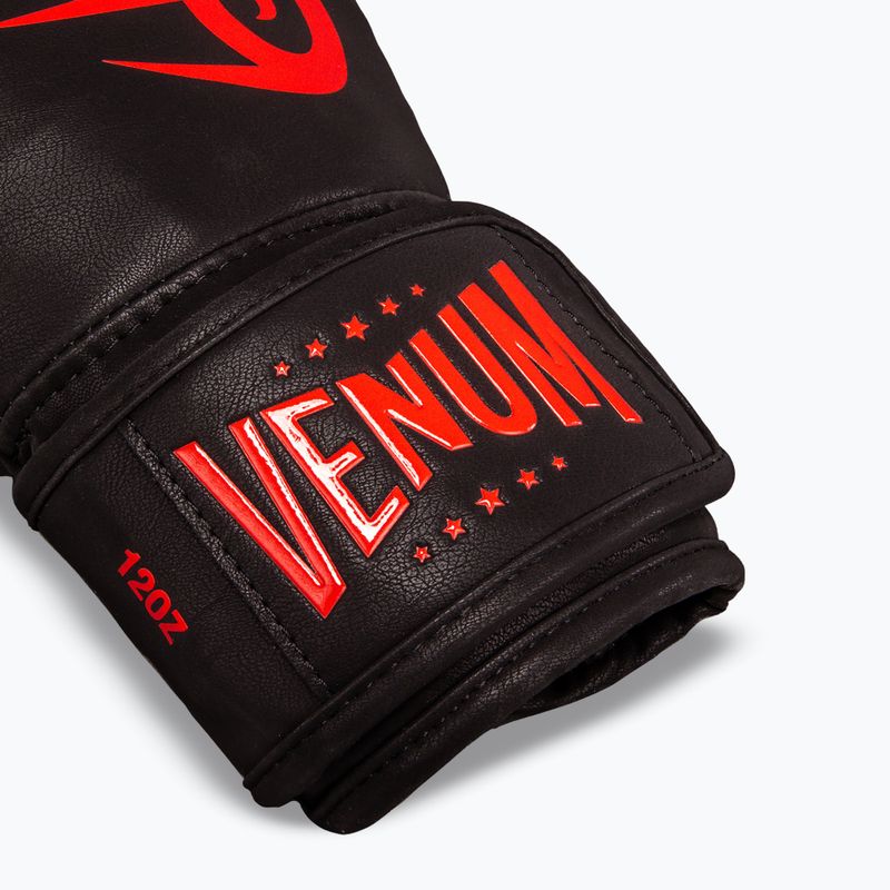 Рукавиці боксерські Venum Mike Tyson Replica Boxing black/red 4