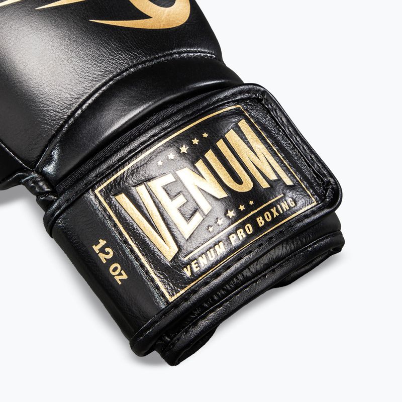 Рукавиці боксерські Venum Giant 2.0 Mike Tyson Pro Boxing black/gold 4
