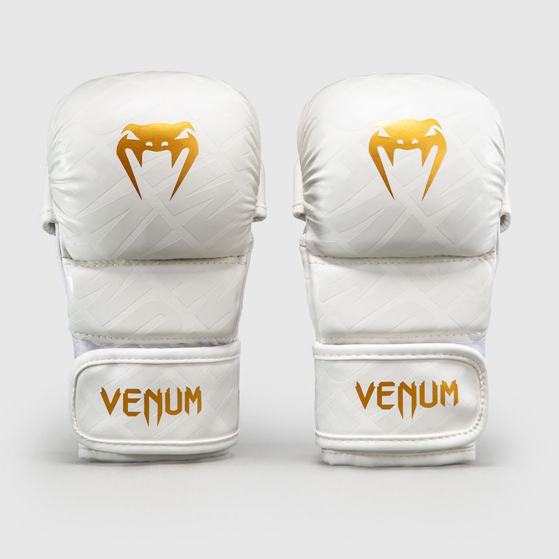 Рукавиці спарингові Venum Contender 1.5 XT 3D Sparring white/gold 2