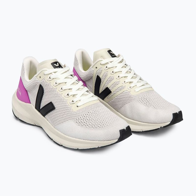 Жіночі кросівки VEJA Marlin V-Knit крейдяні/чорні/фіолетові 8