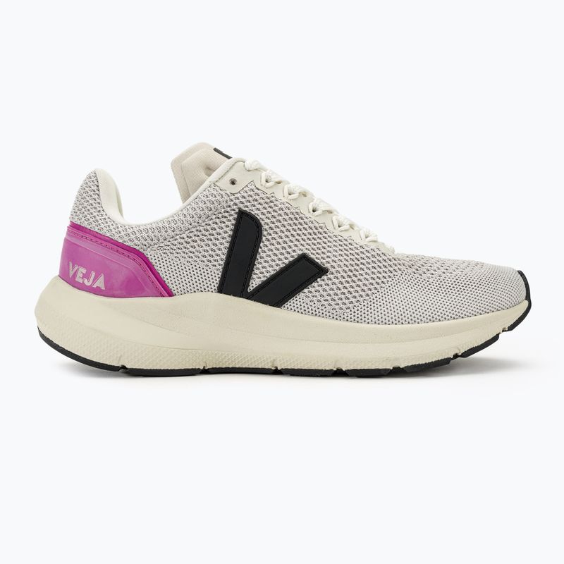 Жіночі кросівки VEJA Marlin V-Knit крейдяні/чорні/фіолетові 2