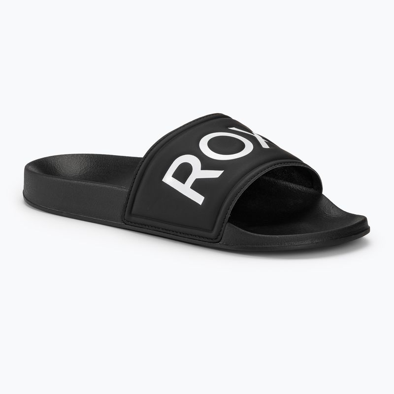 Жіночі шльопанці ROXY Slippy II зелений чорний fg