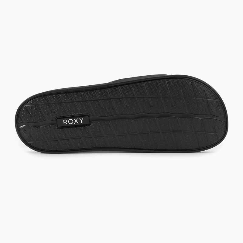Жіночі шльопанці ROXY Slippy II зелений чорний fg 4