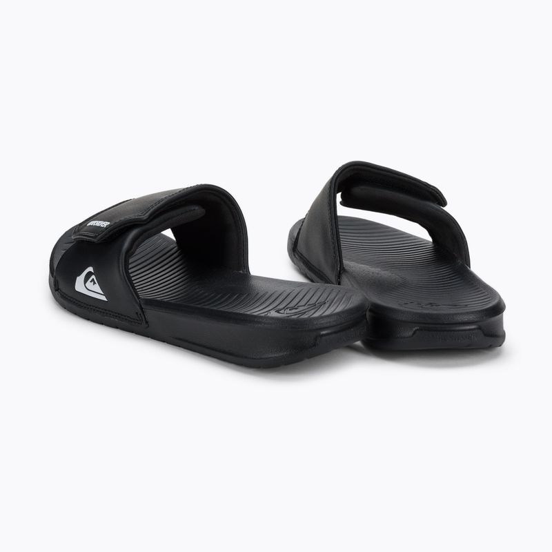 Шльопанці чоловічі Quiksilver Bright Coast Adjust black/white/black 3
