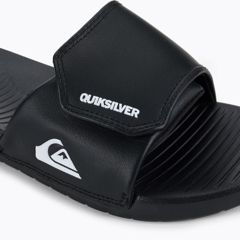 Шльопанці чоловічі Quiksilver Bright Coast Adjust black/white/black 7