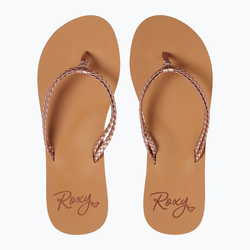 В'єтнамки жіночі ROXY Costas rose gold 11