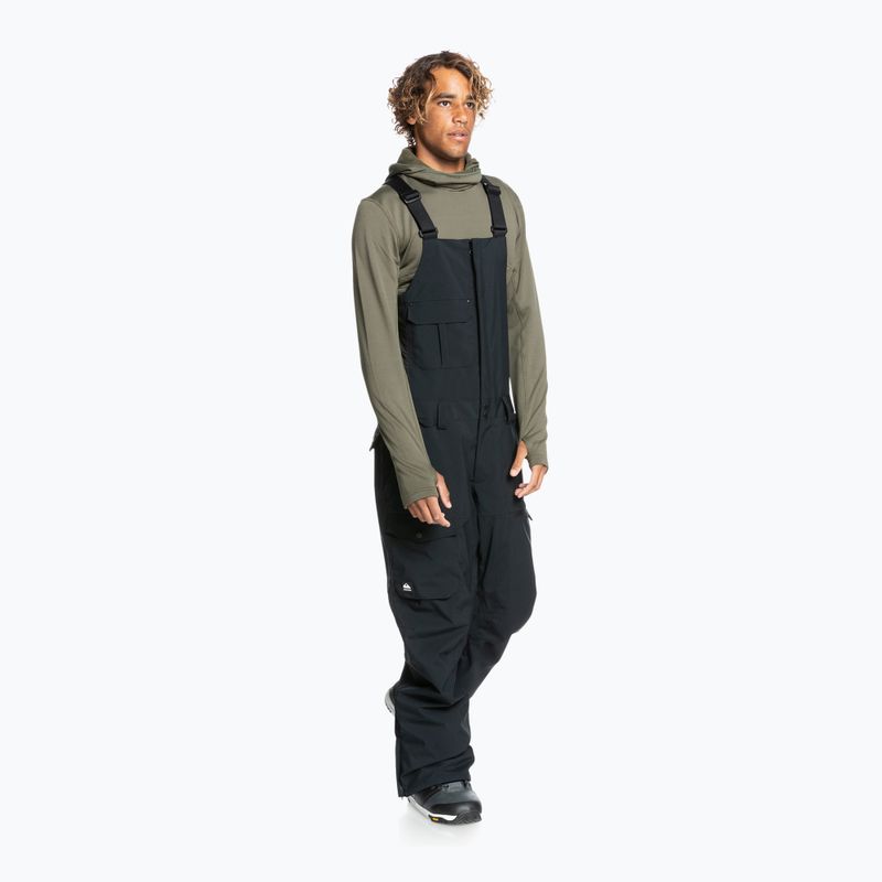 Штани сноубордичні чоловічі Quiksilver Utility Bib true black 2