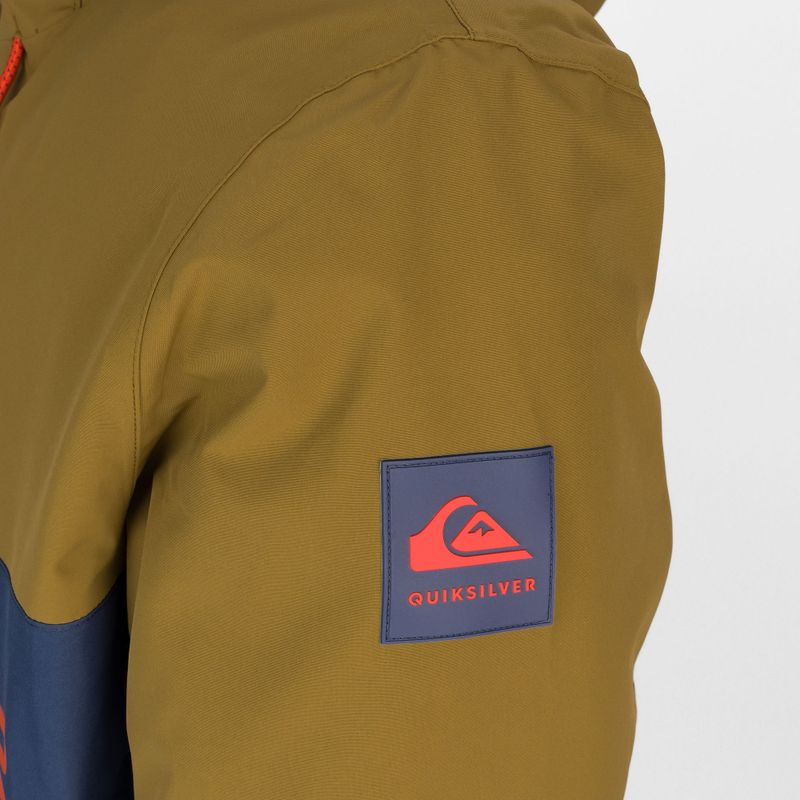 Куртка для сноуборду чоловіча Quiksilver Steeze коричнева EQYTJ03274 3