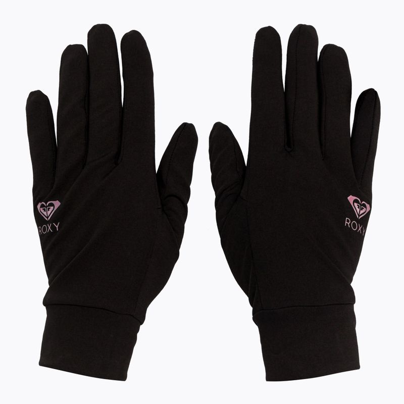 Рукавиці для сноуборду  жіночі Roxy Hydrosmart Liner ERJHN03168 KVJ0 чорні 2