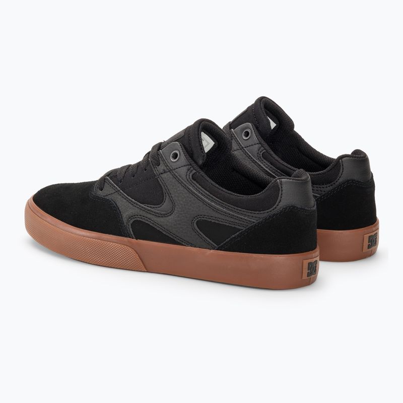 Кросівки чоловічі DC Kalis Vulc black/black/gum 3