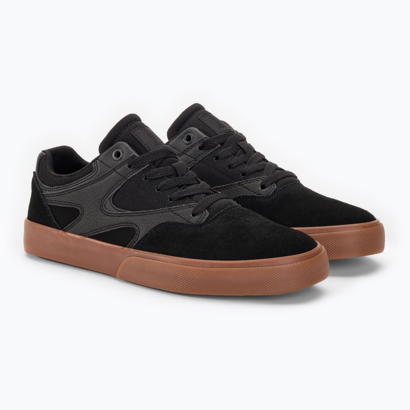 Кросівки чоловічі DC Kalis Vulc black/black/gum 4