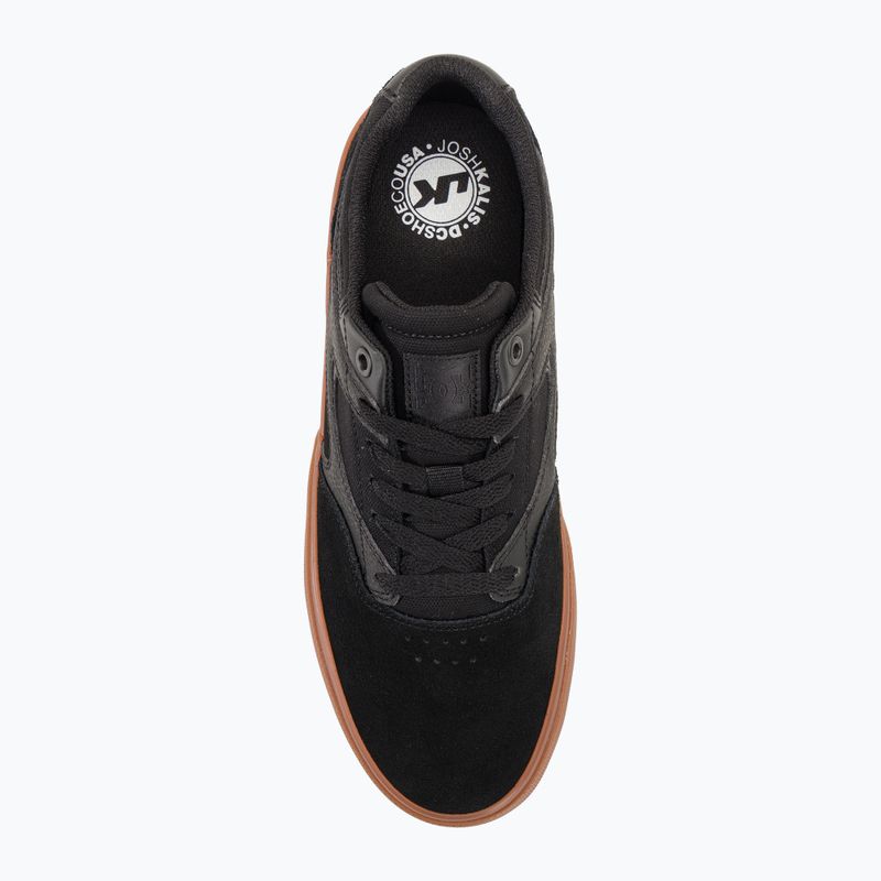 Кросівки чоловічі DC Kalis Vulc black/black/gum 6