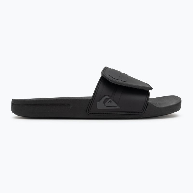 Шльопанці чоловічі Quiksilver Rivi Slide Adjust black/grey/black 2