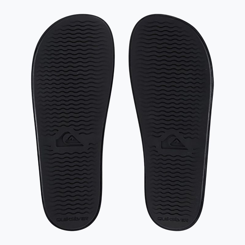 Чоловічі шльопанці Quiksilver Rivi Slide Adjust чорний / сірий / чорний 3