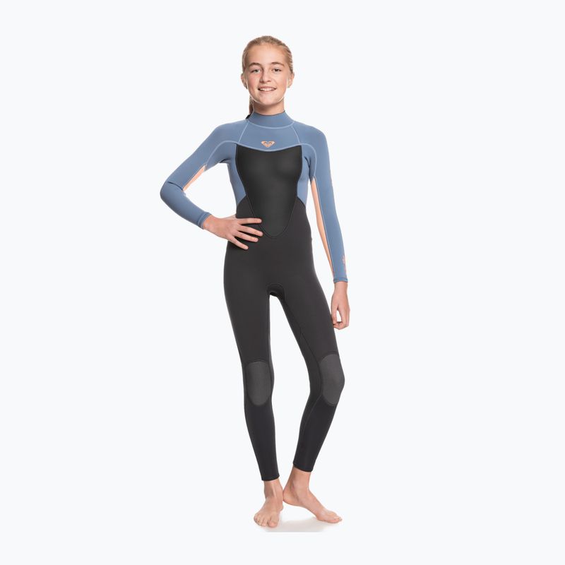 Гідрокостюм дитячий ROXY 4/3 Prologue Girl BZ GBS cloud black/powderdgrey/sunglow