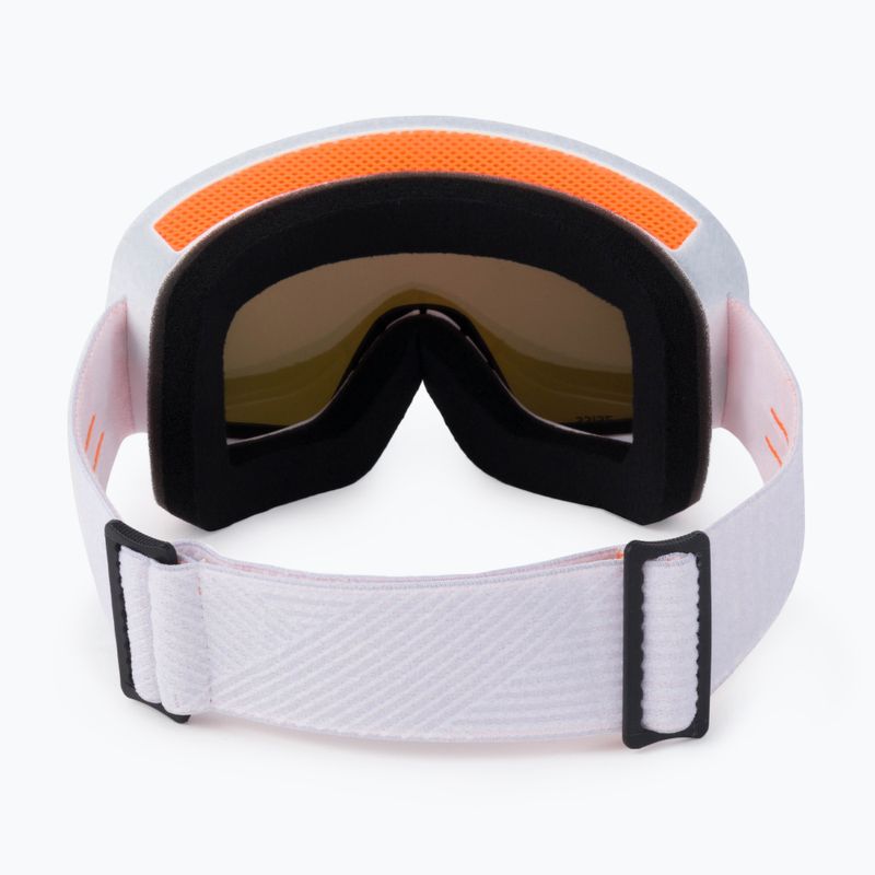 Маска сноубордична жіноча ROXY Feenity Color Luxe bright white/sonar ml revo red 3