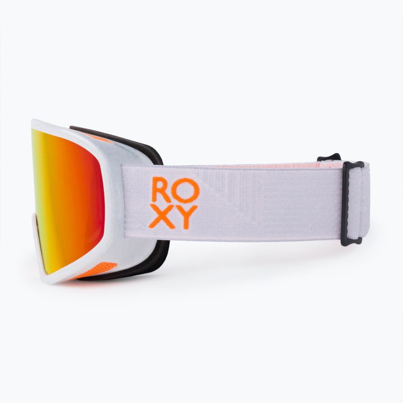 Маска сноубордична жіноча ROXY Feenity Color Luxe bright white/sonar ml revo red 4
