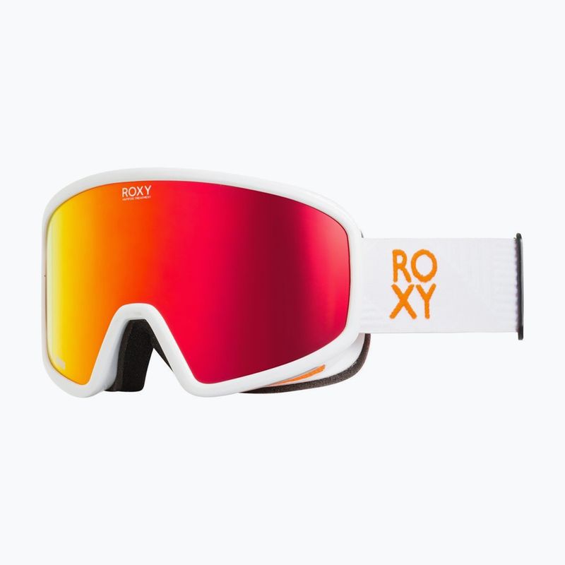 Маска сноубордична жіноча ROXY Feenity Color Luxe bright white/sonar ml revo red 5