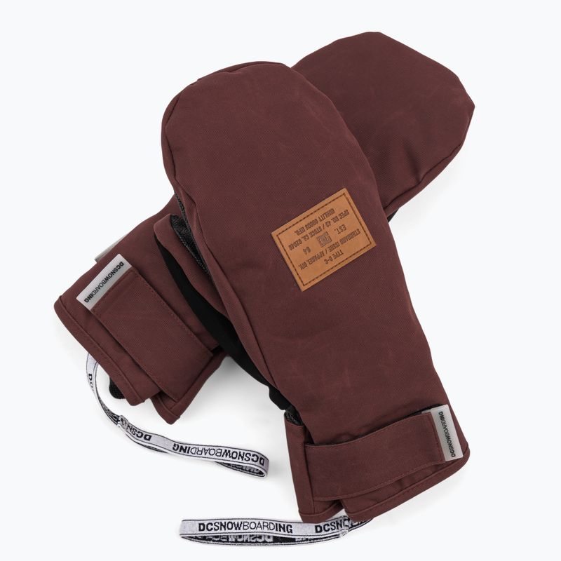Рукавиці для сноуборду  жіночі DC Franchise Mittens коричневі ADJHN03010-RSD0 4