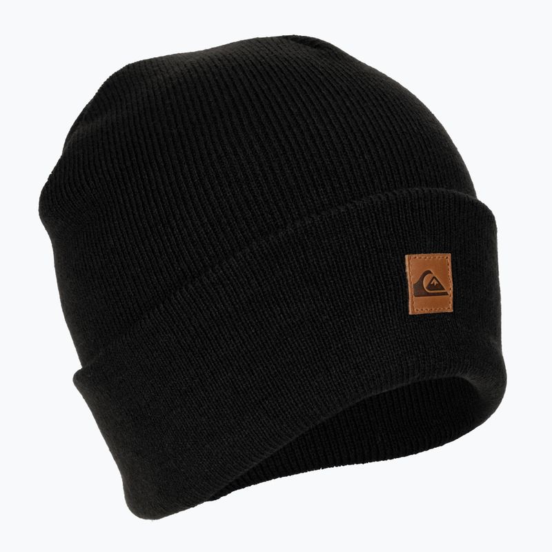 Чоловіча шапка для сноуборду Quiksilver Brigade Beanie справжній чорний