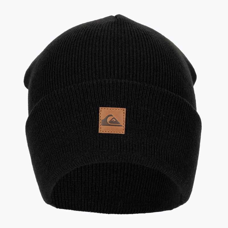 Чоловіча шапка для сноуборду Quiksilver Brigade Beanie справжній чорний 2