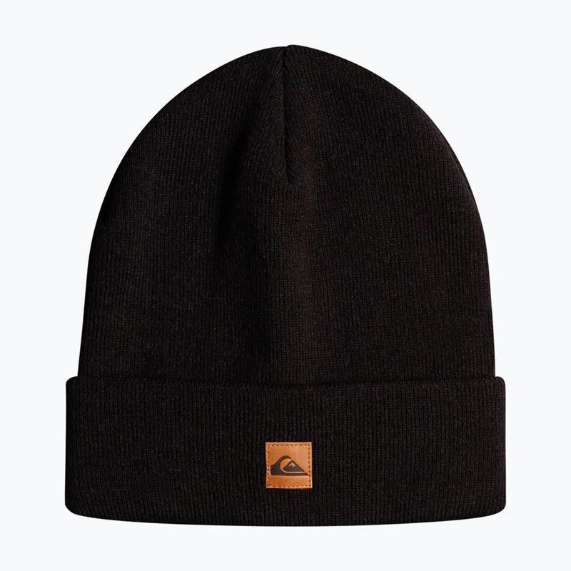 Чоловіча шапка для сноуборду Quiksilver Brigade Beanie справжній чорний 6