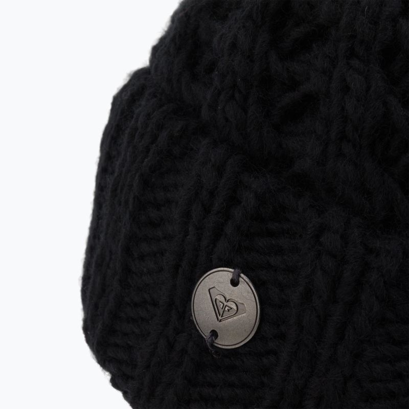 Шапка  дитяча  Roxy Blizzard Girl Beanie чорна ERGHA03217 3