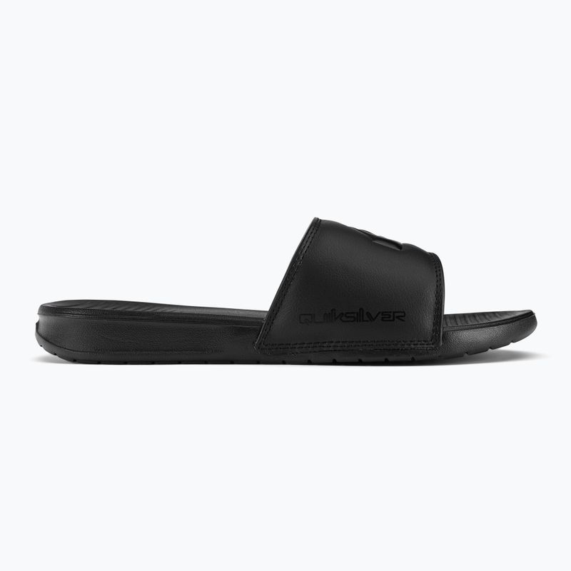 Шльопанці чоловічі Quiksilver Bright Coast Slide solid black 2